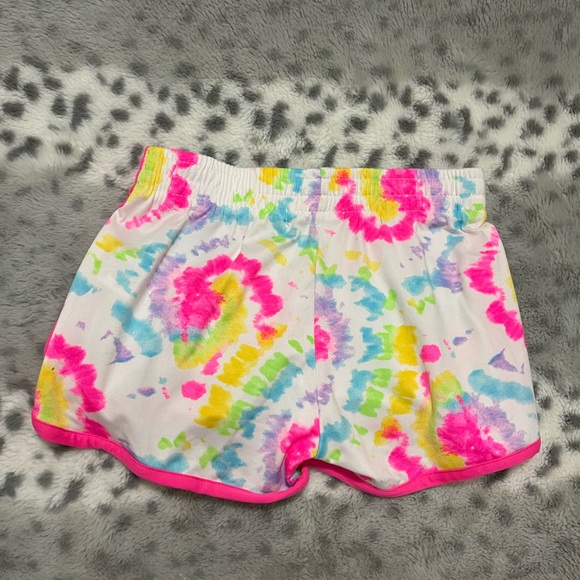 NWT 2PK Love Republic Tie Dye and Pink Shorts with matching Scrunchie Size 6X - Picture 3 of 6